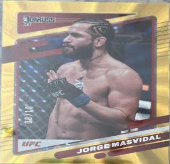 Jorge Masvidal 2022 Panini Donruss UFC Base #22 Gold