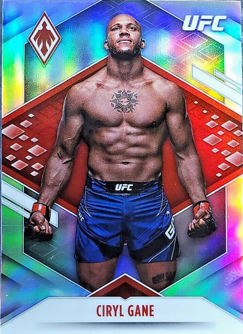 Ciryl Gane 2022 Panini Chronicles UFC Base Phoenix #301 Silver