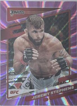 Jeremy Stephens 2022 Panini Donruss UFC Base #132 Purple Laser