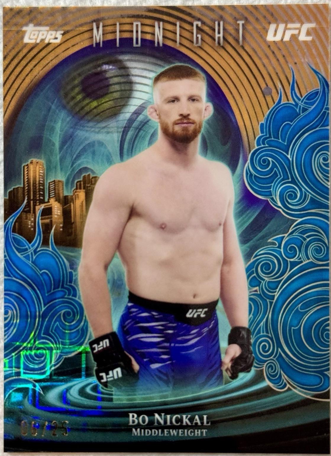 Bo Nickal 2026 Topps Midnight UFC Insomnia #IN-8 Moonrise
