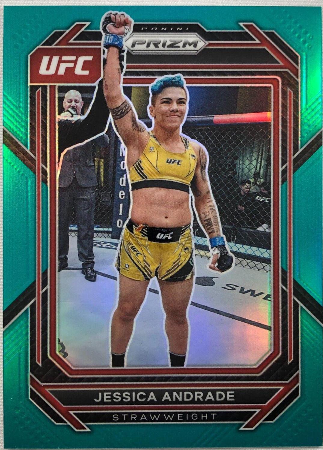 Jessica Andrade 2023 Panini Prizm UFC Base #149 Teal