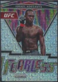 Israel Adesanya 2022 Panini Prizm UFC Fearless #1 Mojo