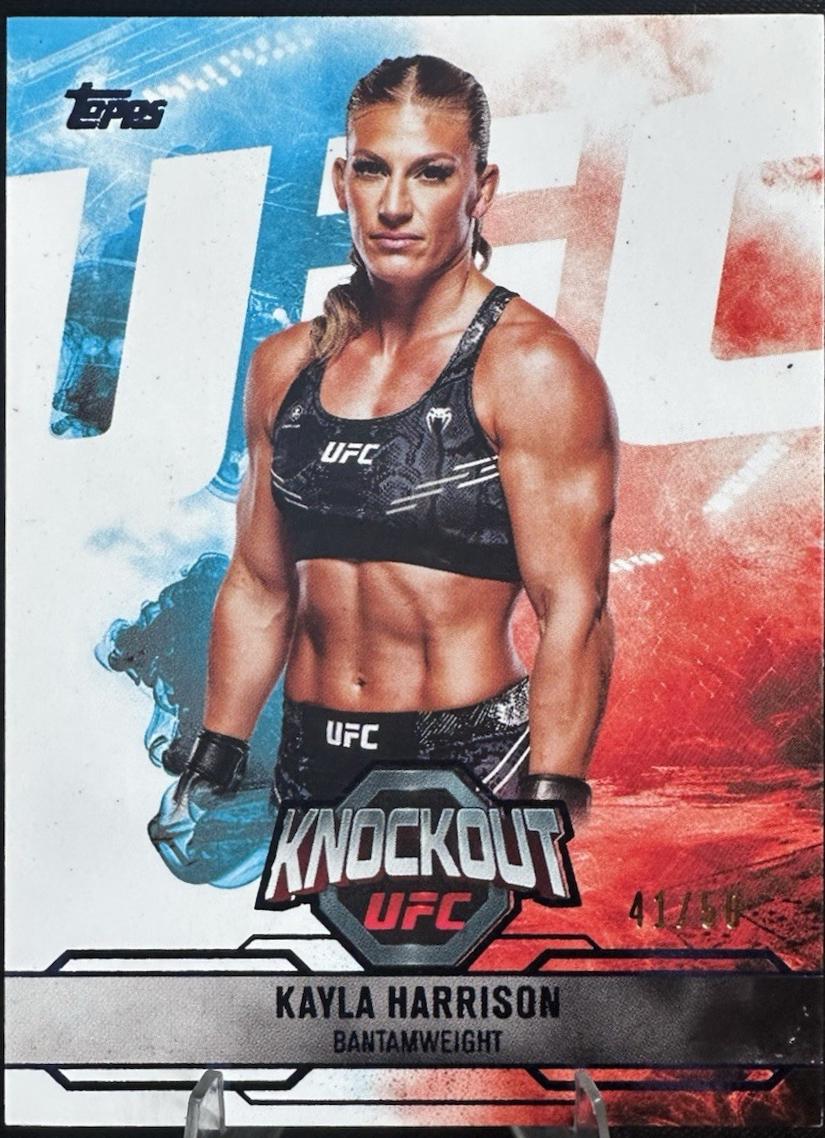 Kayla Harrison 2025 Topps Knockout UFC Base #40 Blue