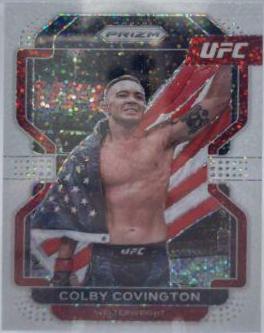 Colby Covington 2022 Panini Prizm UFC Base #121 White Sparkle
