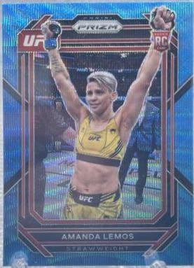 Amanda Lemos 2023 Panini Prizm UFC Base #151 Blue Wave