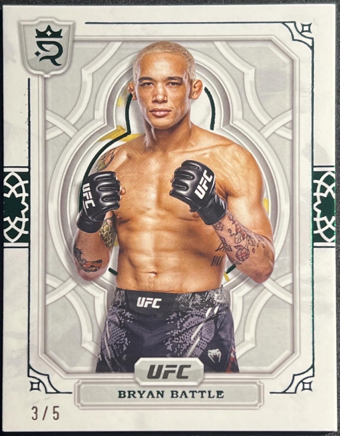 Bryan Battle 2024 Topps Royalty UFC Base #96 Green