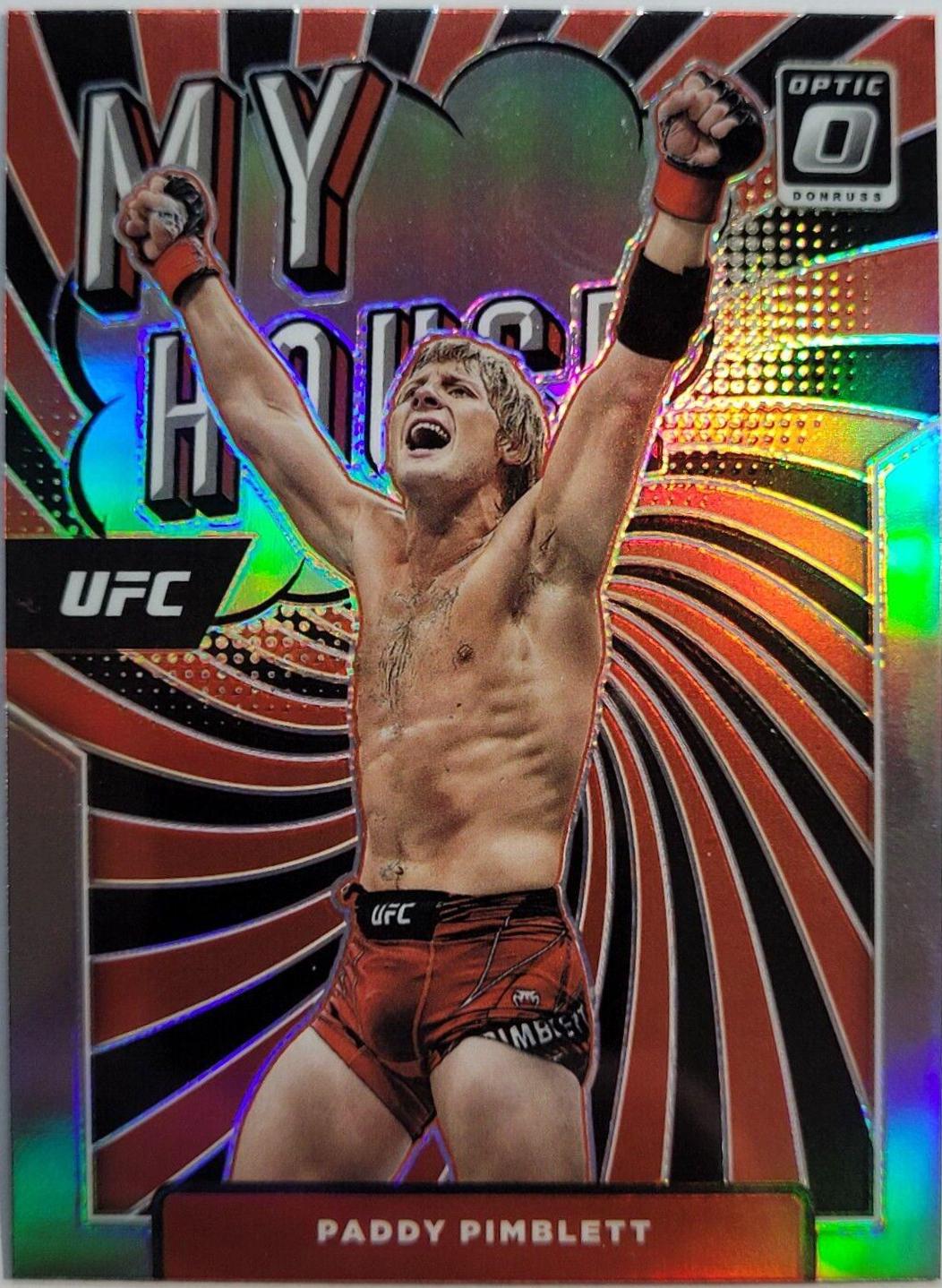 Paddy Pimblett 2022 Panini Donruss Optic UFC My House #22 Holo