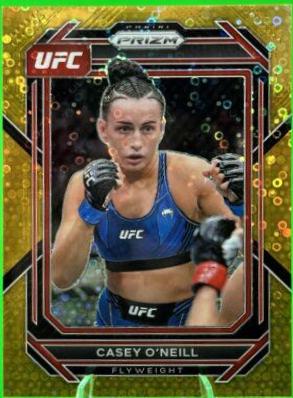 Casey O'Neill 2023 Panini Prizm Under Card UFC Base #173 Gold