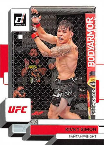 Ricky Simon 2023 Panini Donruss UFC Base #157 30th Anniversary