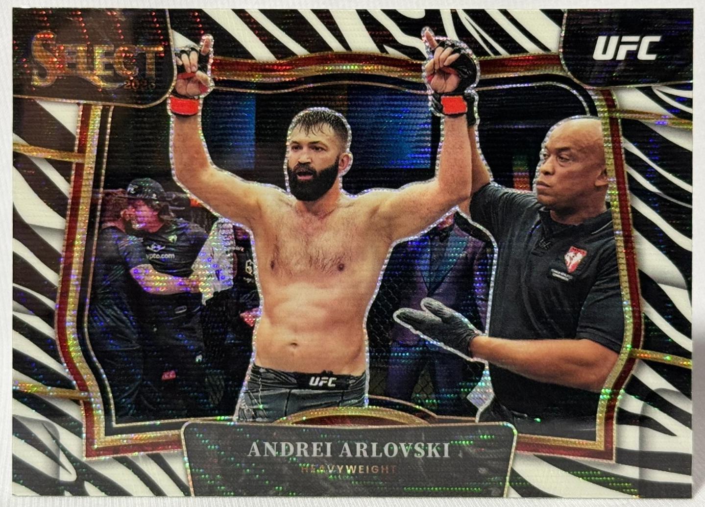 Andrei Arlovski 2023 Panini Select UFC Octagonside #234 Zebra