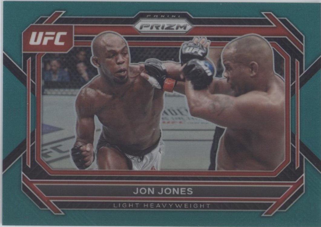 Jon Jones 2023 Panini Prizm UFC Base #74 Teal