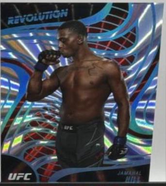 Jamahal Hill 2023 Panini Chronicles UFC Revolution #9 Sunburst