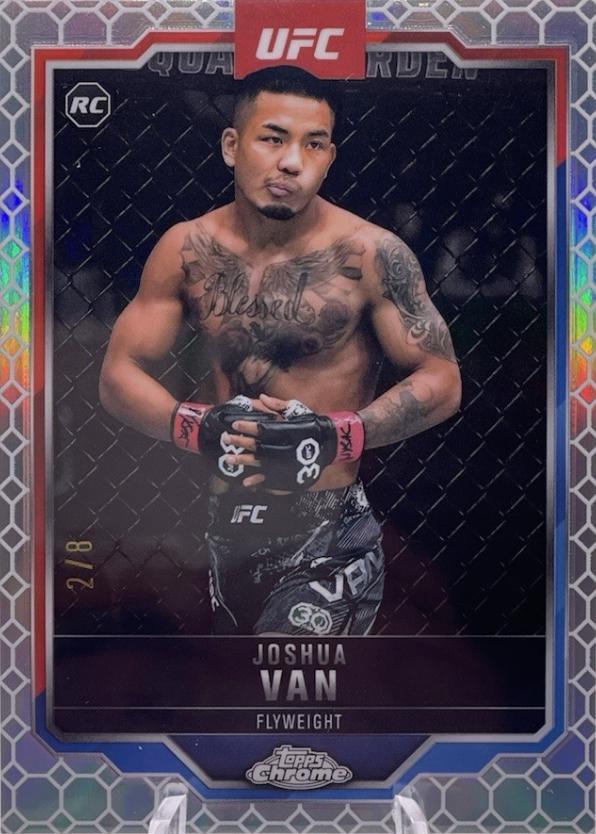 Joshua Van 2025 Topps Chrome UFC Base #136 OctaFractor
