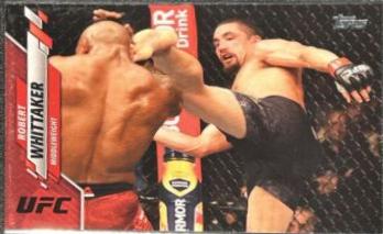 Robert Whittaker 2020 Topps UFC Base #40 Red