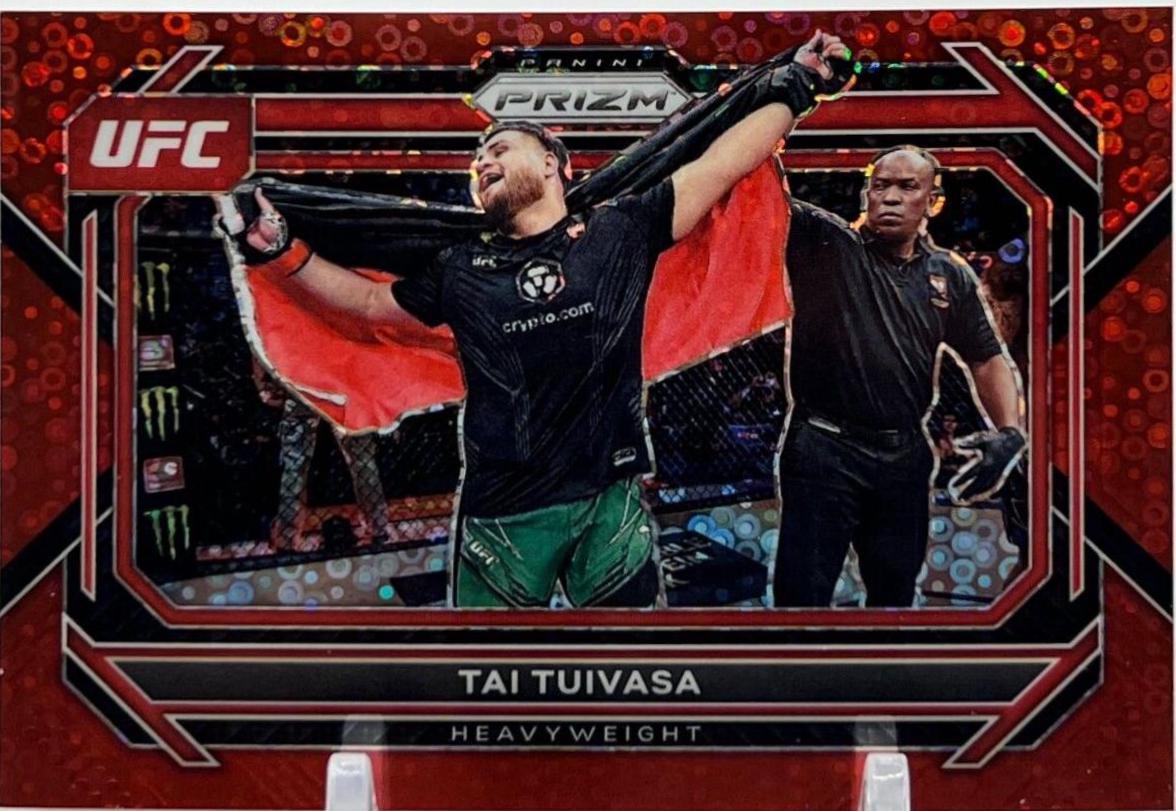 Tai Tuivasa 2023 Panini Prizm Under Card UFC Base #13 Red