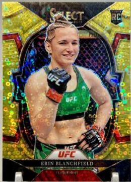 Erin Blanchfield 2023 Panini Select UFC Octagonside #268 Gold Disco