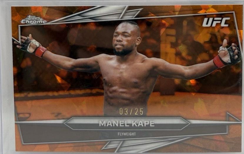 Manel Kape 2026 Topps Chrome UFC Base #147 Orange Refractor