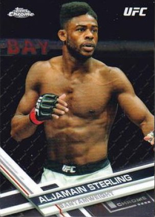 Aljamain Sterling 2017 Topps Chrome UFC Base #67 Orange