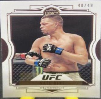 Nate Diaz 2021 Panini Chronicles UFC Base Legacy #49 Purple