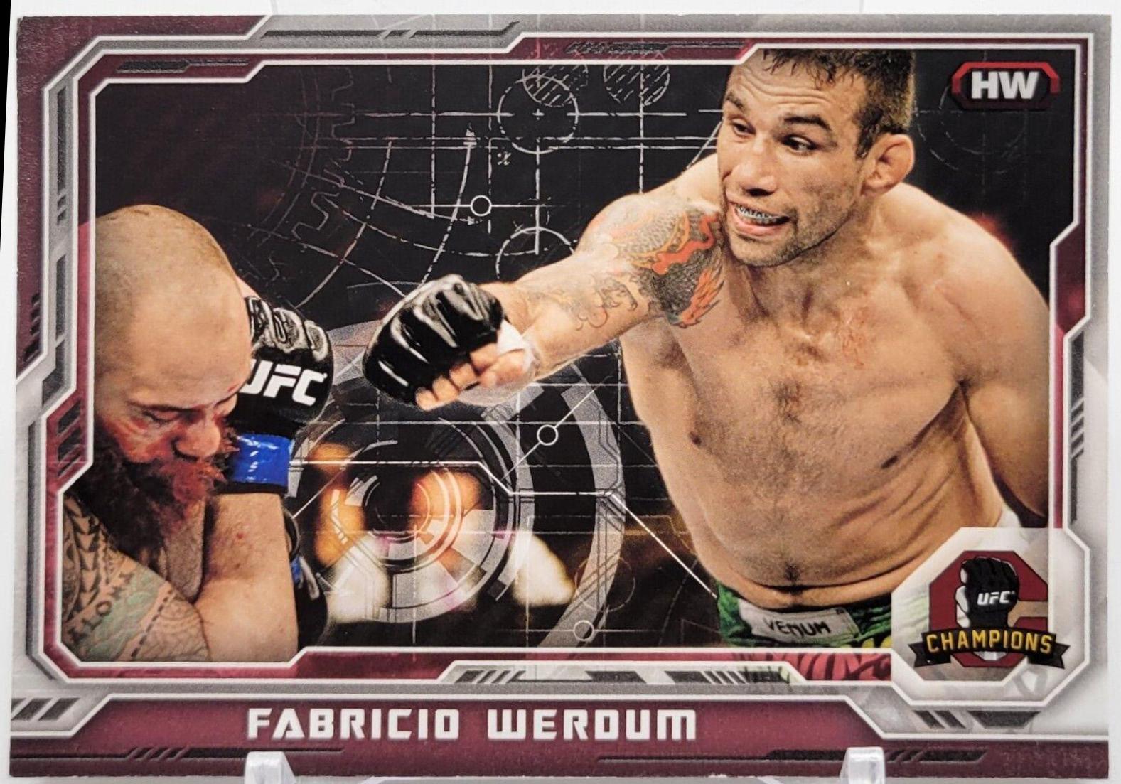 Fabricio Werdum 2014 Topps UFC Champions Base #130 Red