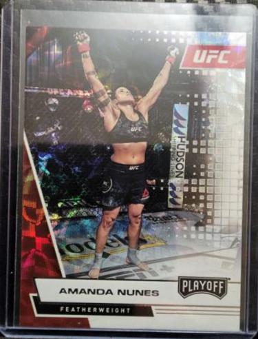 Amanda Nunes 2021 Panini Chronicles UFC Base Playoff #64 Asia