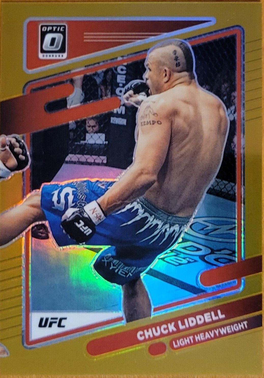 Chuck Liddell 2022 Panini Donruss Optic UFC Base #17 Gold