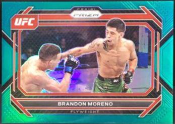 Brandon Moreno 2023 Panini Prizm UFC Base #38 Teal