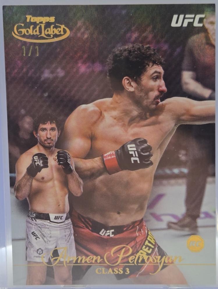 Armen Petrosyan 2024 Topps Gold Label UFC Base Class III #94 Gold