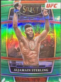 Aljamain Sterling 2022 Panini Select UFC Premier Level #153 Green