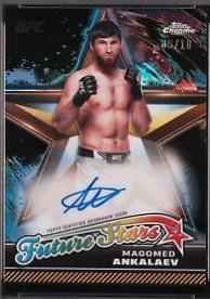 Magomed Ankalaev 2024 Topps Chrome UFC Future Stars Autographs #FSA-MAN Black Refractor