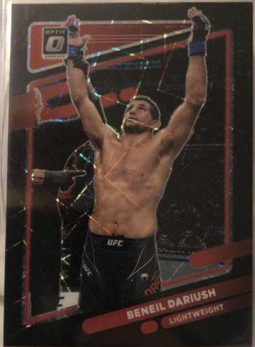 Beneil Dariush 2022 Panini Donruss Optic UFC Base #22 Black Velocity