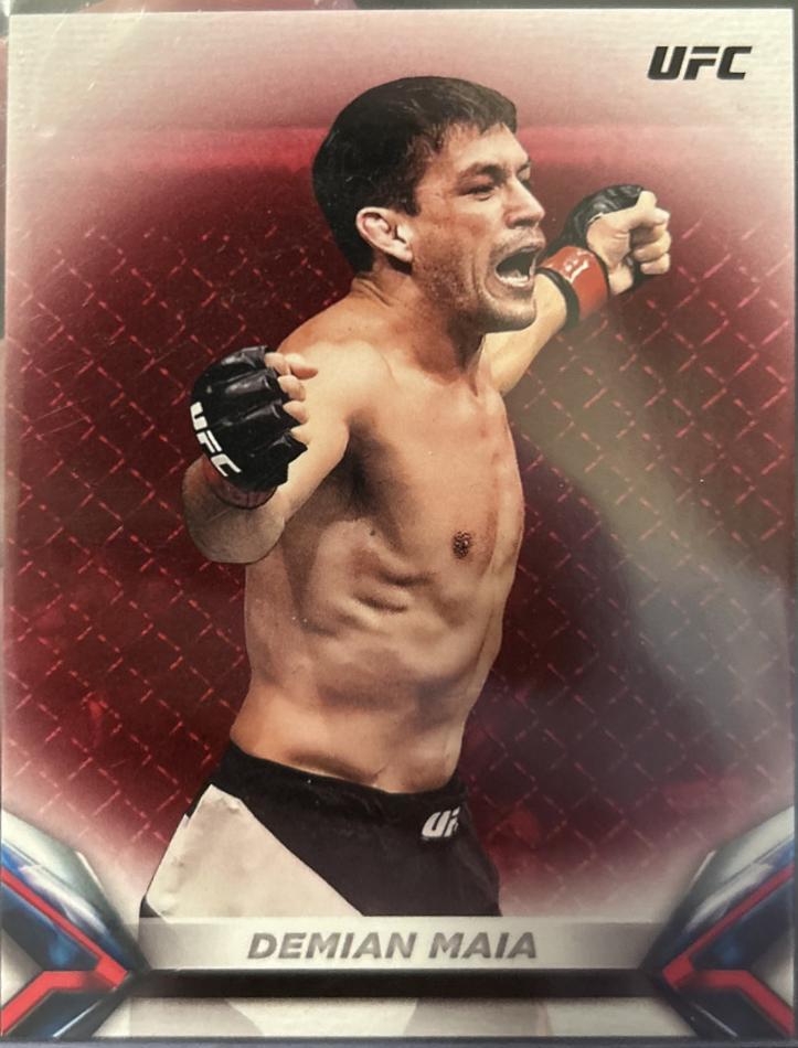 Demian Maia 2018 Topps UFC Knockout Base #57 Red