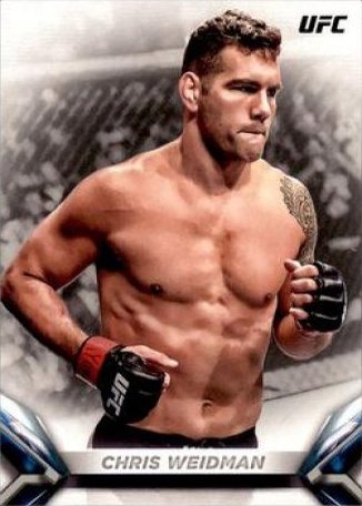 Chris Weidman 2018 Topps UFC Knockout Base #59 Blue