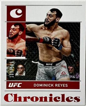 Dominick Reyes 2022 Panini Chronicles UFC Base Chronicles #27 Red