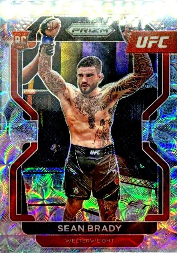 Sean Brady 2022 Panini Prizm UFC Base #162 Premium