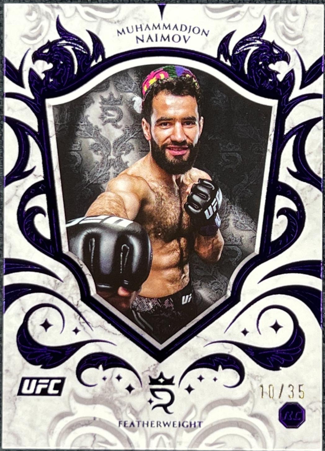 Muhammadjon Naimov 2025 Topps Royalty UFC Base #17 Purple