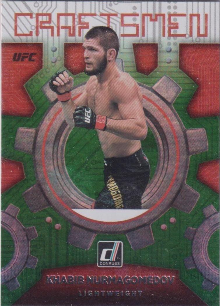 Khabib Nurmagomedov 2022 Panini Donruss UFC Craftsmen #13 Green