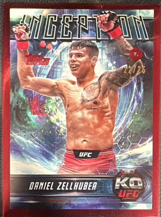 Daniel Zellhuber 2025 Topps Knockout UFC Base #89 Red