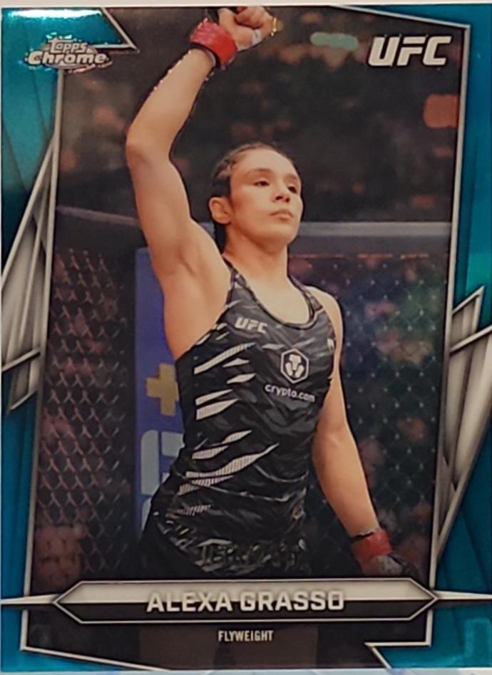 Alexa Grasso 2026 Topps Chrome UFC Base #170 Teal Refractor