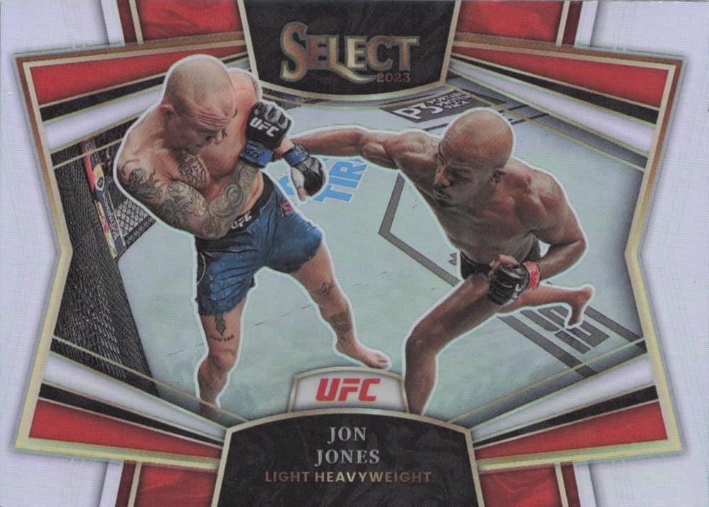 Jon Jones 2023 Panini Select UFC Snapshots #8 Silver