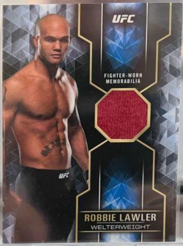 Robbie Lawler 2017 Topps UFC Knockout Base #1 Blue