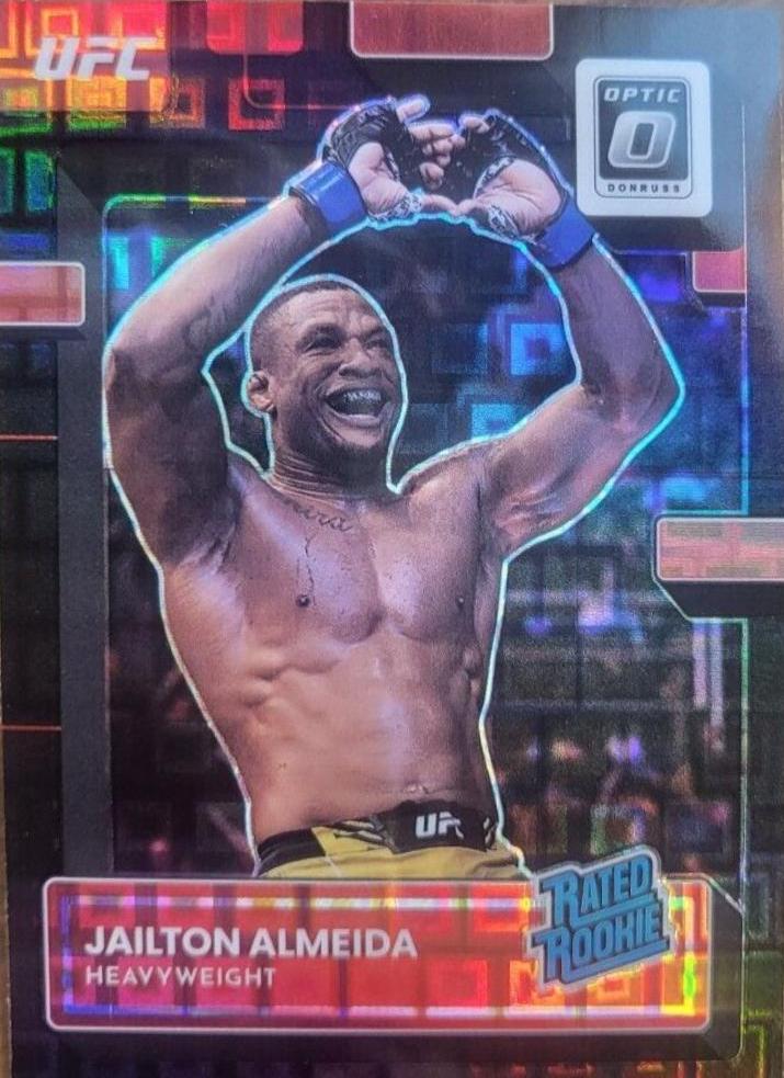 Jailton Almeida 2023 Panini Donruss Optic UFC Base #106 Black Pandora