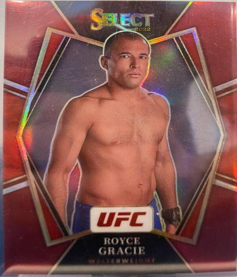 Royce Gracie 2022 Panini Select UFC Premier Level #118 Maroon