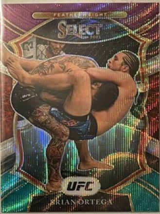 Brian Ortega 2021 Panini Select UFC Concourse #8 Tri Color