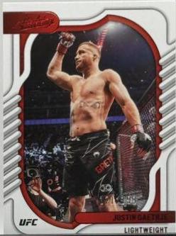 Justin Gaethje 2023 Panini Chronicles UFC Base Absolute #127 Red