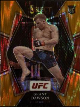 Grant Dawson 2022 Panini Select UFC Premier Level #107 Orange Flash