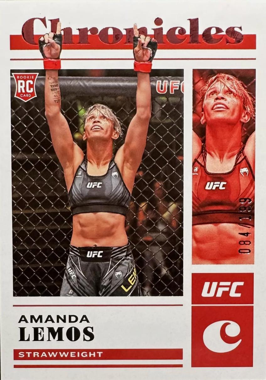 Amanda Lemos 2023 Panini Chronicles UFC Base Chronicles #87 Red