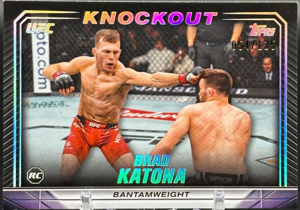 Brad Katona 2024 Topps Knockout UFC Base #68 Holo Silver