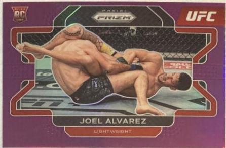 Joel Alvarez 2022 Panini Prizm UFC Base #93 Purple