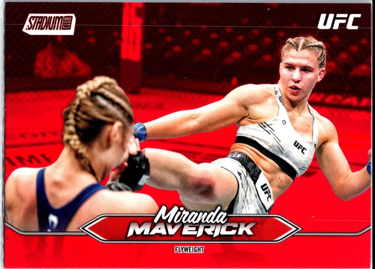 Miranda Maverick 2025 Topps Stadium Club UFC Base #196 Red